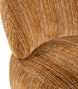Retro Stoffen Fauteuil Mosterd
