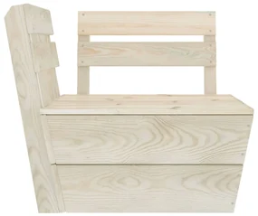 vidaXL Hoekbank sectioneel pallet geïmpregneerd vurenhout