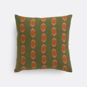 Vierkante kussenhoes, tetra, Ikat print, Asti