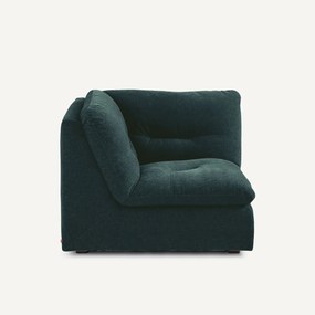 Modulaire 90° hoek in chenille fluweel, GIULIANO