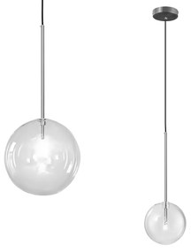 Plafondlamp Hangende Glazen Bol 15cm APP1680-1CP