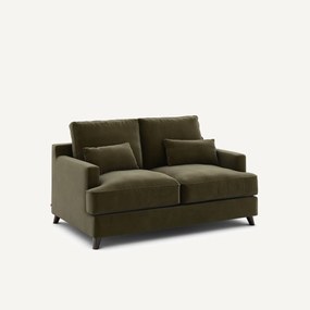 Compacte bank in fluweel, Alwine