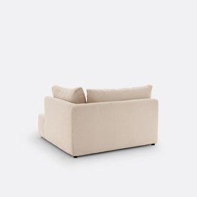 Moduleerbare hoekbank ribfluweel, Monica