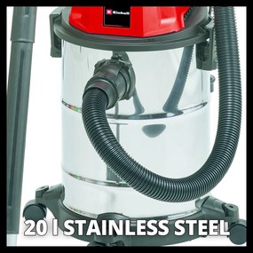 Einhell TC-VC 1820 S nat en droogzuiger