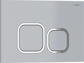 Mexen Tex 03 spoelknop, mat chroom - 6103-04
