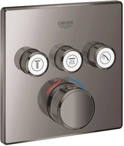 Grohe Grohtherm Smartcontrol Afbouwdeel Thermostaat Hard Graphite