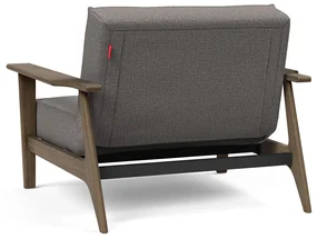 Innovation Living Splitback Frej Smoked Fauteuil Met Gerookt Eiken Armleuningen