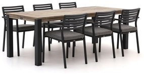 + 15% kassakorting | Diningset Bellagio | 6 personen teakhout | Tuinset stapelbaar | 7-delig | Kees Smit Tuinmeubelen