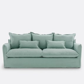 Bank, 2-, 3-, 4- of 5-zits, afneembare hoezen, gekreukt linnen, Odna