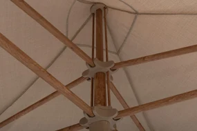 4 Seasons Vivenda stokparasol 270x270 cm. - beach/woodlook