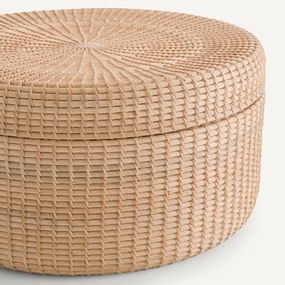 Opbergdoos in rotan,Ø 50 cm, Ysée