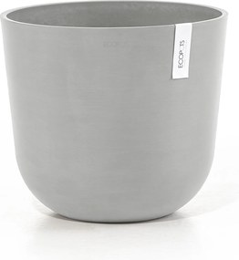 Ecopots bloempot Oslo 35 - Rond - White Grey - Diameter 35 x H30,5 cm
