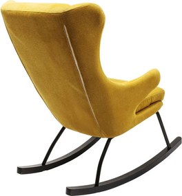 Kare Design Fjord Eigenzinnige Gele Schommelstoel