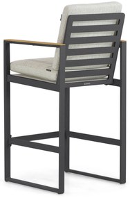 Barstoel Aluminium Grijs-antraciet Lifestyle Garden Furniture Faro