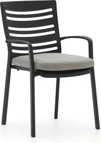 Dining tuinstoel | Hartman  Alexandra | Aluminium | Grijs | Stapelbaar | Kees Smit Tuinmeubelen