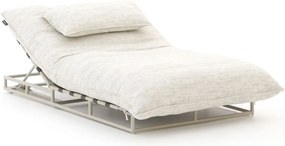 + 15% kassakorting | Verstelbaar ligbed Zavelli | Aluminium | Taupe - Naturel - Bruin | Ligstoel tuin | Strandbed | Kees Smit Tuinmeubelen