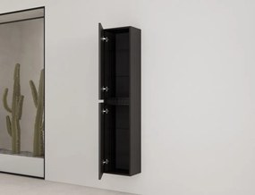 Gliss Design Timotheus kolomkast met ribbelfront 160cm black veneer