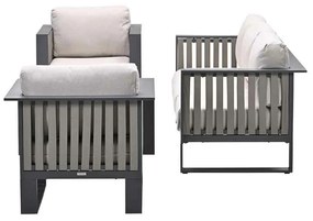 Garden Impressions Gabon loungeset 3-delig - taupe