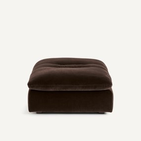 Modulaire fluwelen voetensteun, GIULIANO