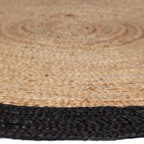 Vloerkleed Nico jute rond | Casa Caron