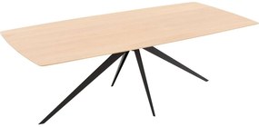 Goossens Excellent Eettafel Uniek, Semi rechthoekig 180 x 100 cm