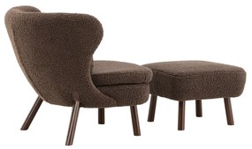 Teddy Fauteuil Met Voetenbank