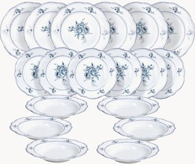 Porseleinen serviesset Heritage, 6 personen, 18-delig