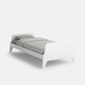 Bed met retro vintage stijl, 1 persoon, Adil