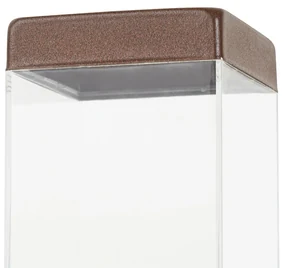 Buitenlamp roestbruin met grondpin en kabelmof 45cm IP44 - Malios Modern E27 IP44 Buitenverlichting