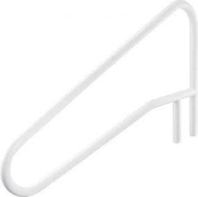 VEVOR Zwembadleuning, 1371x48x813 mm, draagvermogen 100 kg, roestvrijstalen handgreep, naadloos gelast, inbouwmontage, toegang tot zwembaden, waterparken en spa's