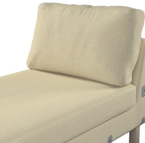 Dekoria Model Karlstad chaise longue bijzetbank, olijfgroen-creme