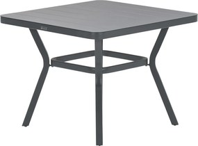 Garden Impressions Ross tuinset 5-delig zwart - Mina tuintafel 90x90 cm