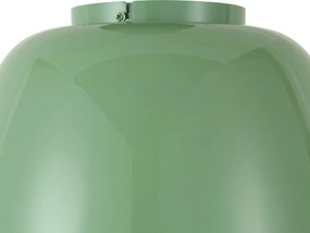 Retro plafondlamp groen met witte binnenkant incl. LED 3-staps dimbaar - Vera