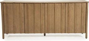 Modern Dressoir Eikenhout Bruin - 183x47x80cm.