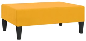 vidaXL Voetenbank 78x56x32 cm fluweel geel