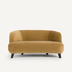 XS zitbank in linnen fluweel, Rosebury, ontwerp door Emmanuelle Gallina