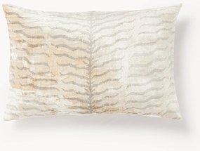 Viscose kussenhoes Helene met ingeweven jacquard patroon