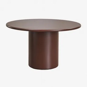 Rodeo Ronde Mdf Eettafel Bruin – Koffie & Ø130 Cm - Sklum