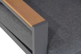 Stoel en Bank Loungeset 5 personen Aluminium/polywood Grijs  Domani Furniture Roseto