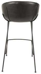 Zuiver Feston Hoge Design Barkruk PU-leer Zwart