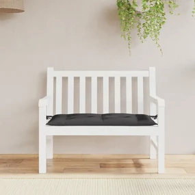 vidaXL Tuinbankkussen 110x50x7 cm stof zwart