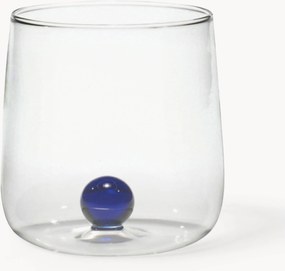 Handgemaakte waterglazen Bilia van borosilicaatglas, 6-delig