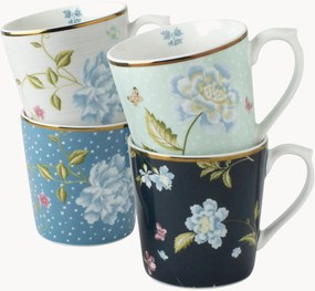Porseleinen mokken Heritage Collectables, 4-delig