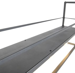 Smart hanglamp zwart incl. WiFi A60 - Cage Rack