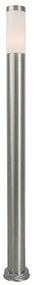 Moderne buitenlamp paal staal 110 cm IP44 - Rox