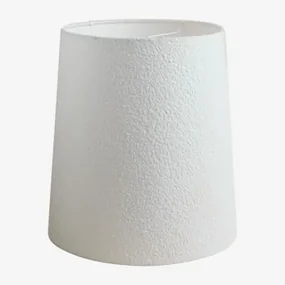 Delmore Bouclé Stoffen Lampenkap Wit - Sklum