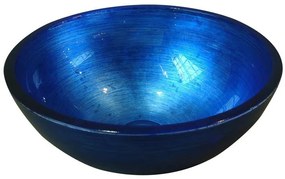 Sapho Murano glazen waskom 40cm blauw