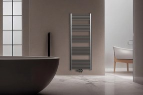 Sanigoods Base handdoek radiator 120x60cm 414 watt MO aansluiting geborsteld gunmetal