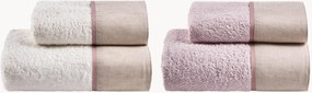 Katoenen handdoekenset Codewashed, 4-delig