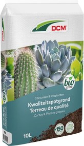 DCM Potgrond voor Cactussen, Vet- &amp; Rotsplanten - 10L